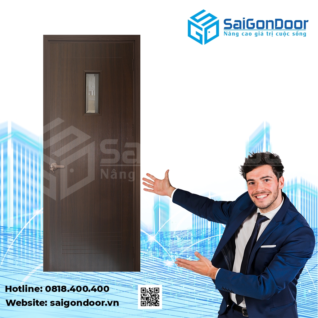 Các mẫu cửa gỗ Composite với nhiều ưu điểm vượt trội so với cửa gỗ truyền thống